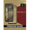Защитное стекло для Tecno Pop 6 Pro Krieger Черное