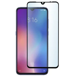 Защитное стекло для Xiaomi Mi9 Skinbox Full Screen Черное