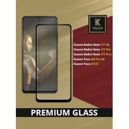 Защитное стекло для Xiaomi Poco X3 GT Krieger Черное
