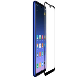 Защитное стекло для Xiaomi Redmi Note 7 Glass Pro Full Glue керамическое Черное