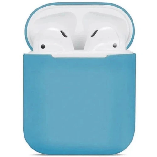 Силиконовый чехол для Apple AirPods 2 TPU Case Бирюзовый
