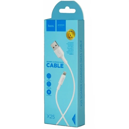 Кабель USB для Apple Lightning Hoco X25 1м Белый