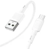 Кабель USB MicroUSB Hoco X83 TPU 1м Белый