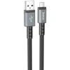 Кабель USB MicroUSB Hoco X85 TPU 1м Черный