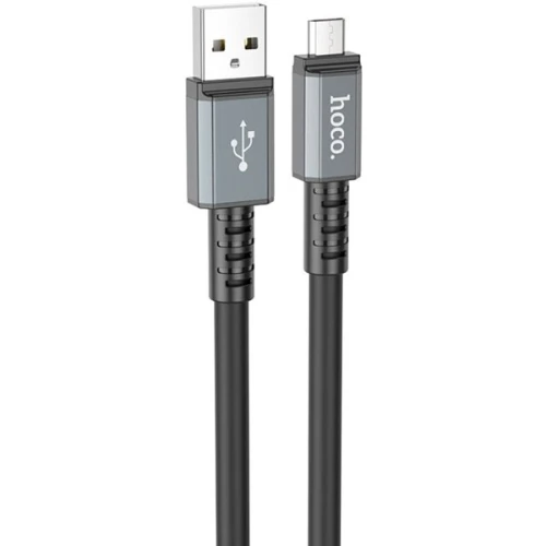 Кабель USB MicroUSB Hoco X85 TPU 1м Черный