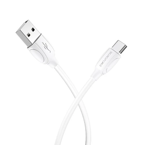 Кабель USB Type-C Borofone BX19 TPU 1м Белый