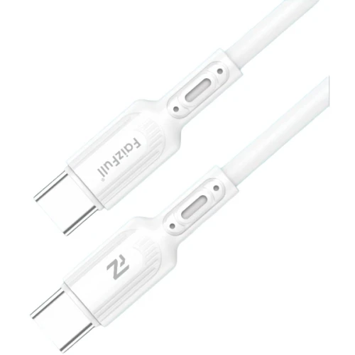 Кабель USB Type-C Type-C FaizFull FR80 1м Белый