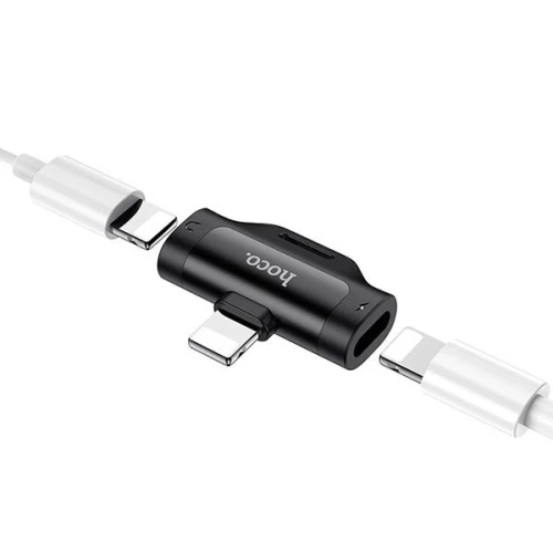 Переходник Lightning - Lightning Hoco LS31 Черный