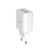 Сетевое зарядное устройство Hoco C62A MicroUSB Белое