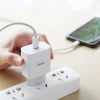 Сетевое зарядное устройство Hoco C76А Plus и кабель Lightning Белое
