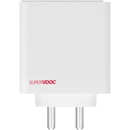 Сетевое зарядное устройство без кабеля OnePlus SuperVooc Dual Ports Power Adapter 100W Белое