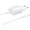 Сетевое зарядное устройство Samsung 25W EP-TA800XWEGWW Белое