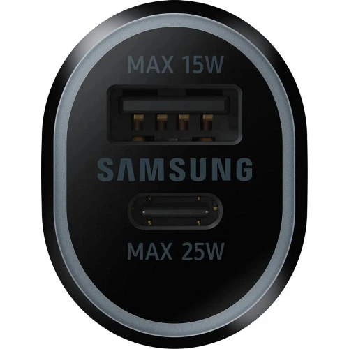 Автомобильное зарядное устройство Samsung EP-L4020NBEGEU USB/USB Type-C Черный