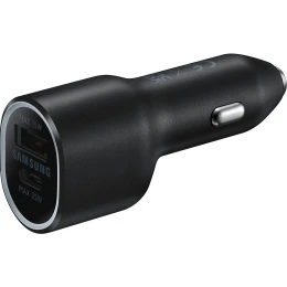 Автомобильное зарядное устройство Samsung EP-L4020NBEGEU USB/USB Type-C Черный