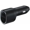 Автомобильное зарядное устройство Samsung EP-L4020NBEGE USB/USB Type-C Черный