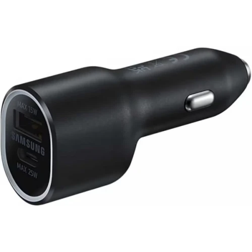 Автомобильное зарядное устройство Samsung EP-L4020NBEGE USB/USB Type-C Черный
