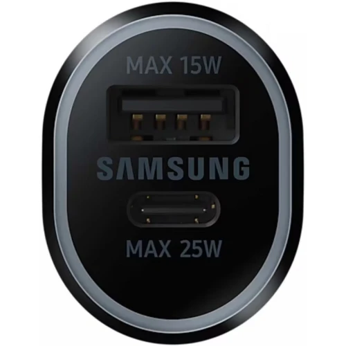 Автомобильное зарядное устройство Samsung EP-L4020NBEGE USB/USB Type-C Черный