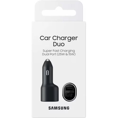 Автомобильное зарядное устройство Samsung EP-L4020NBEGE USB/USB Type-C Черный